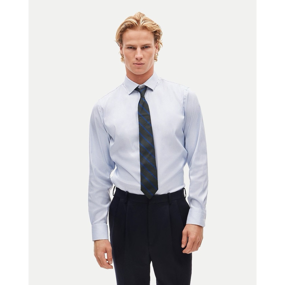 J. CREW Slim Bowery performance stretch dress shirt Beng Stripe Size L $98 CA351